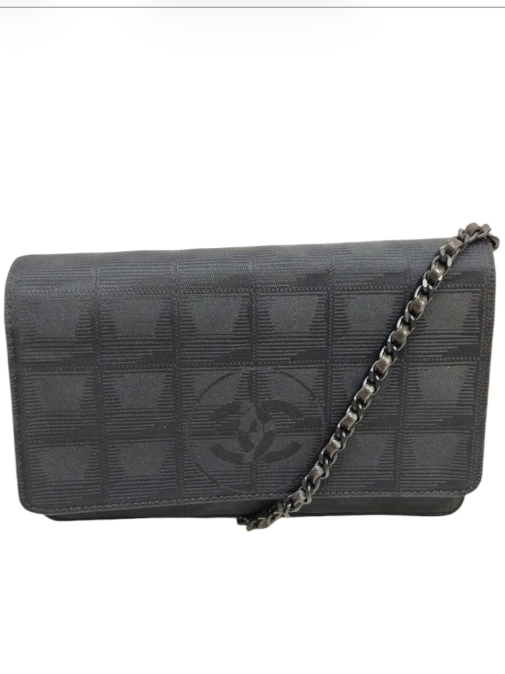 CHANEL TRAVEL LINE WOC BLK HW